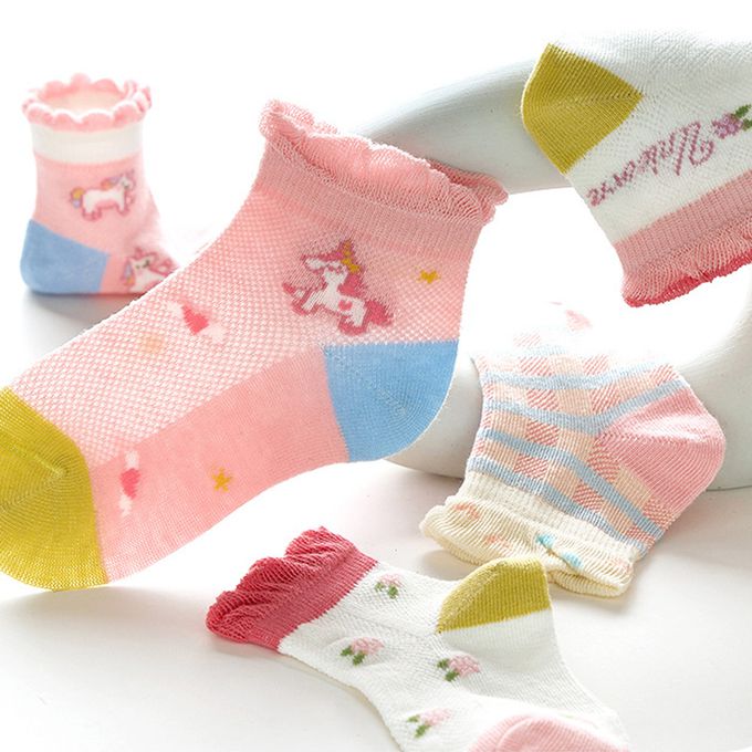 腳ㄚ子 - 幼/兒童透氣網眼襪 童襪 襪子 棉襪 兒童襪-童話世界