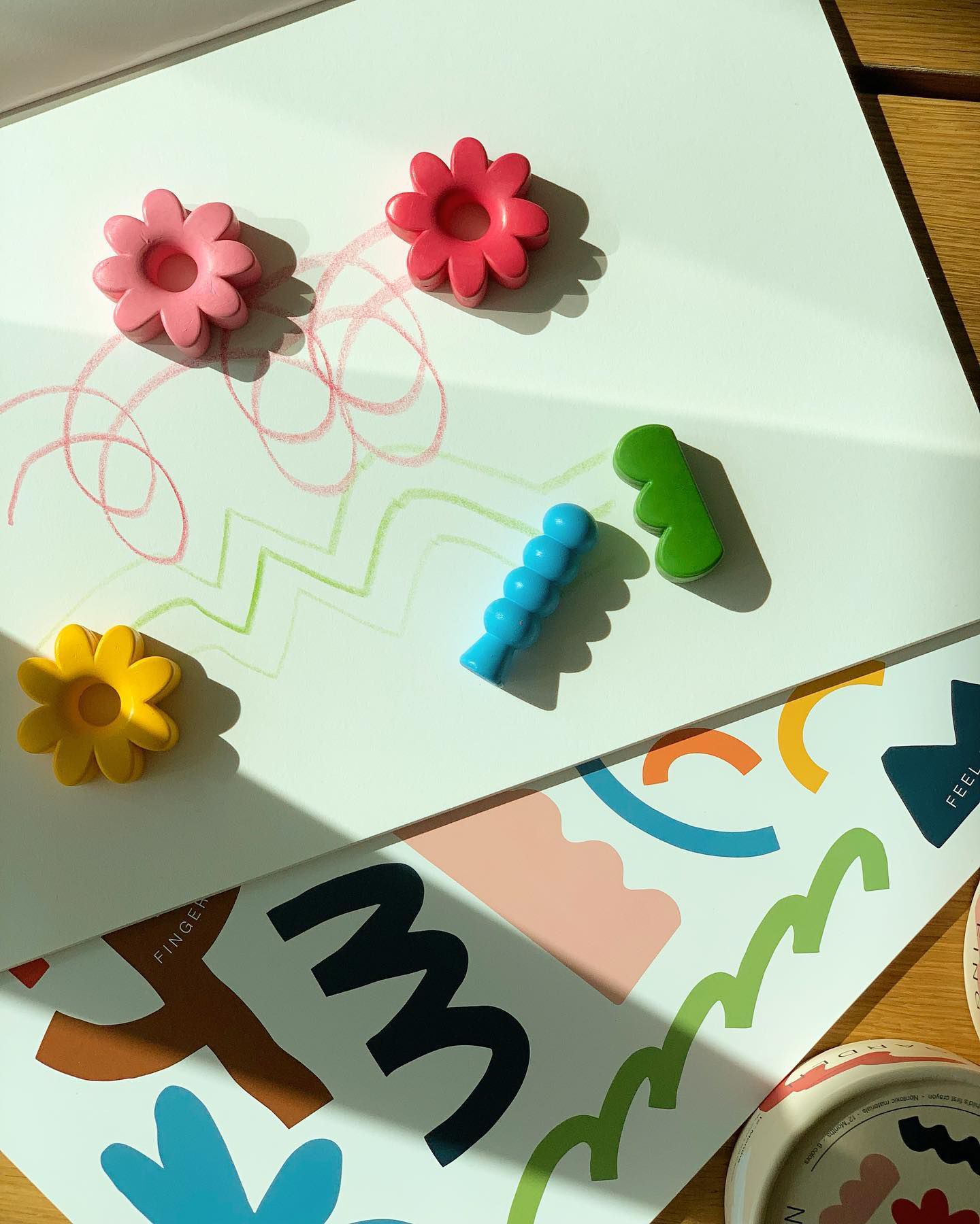 新奇美感體驗！正韓製 專利美型兒童蠟筆【Finger Garden】