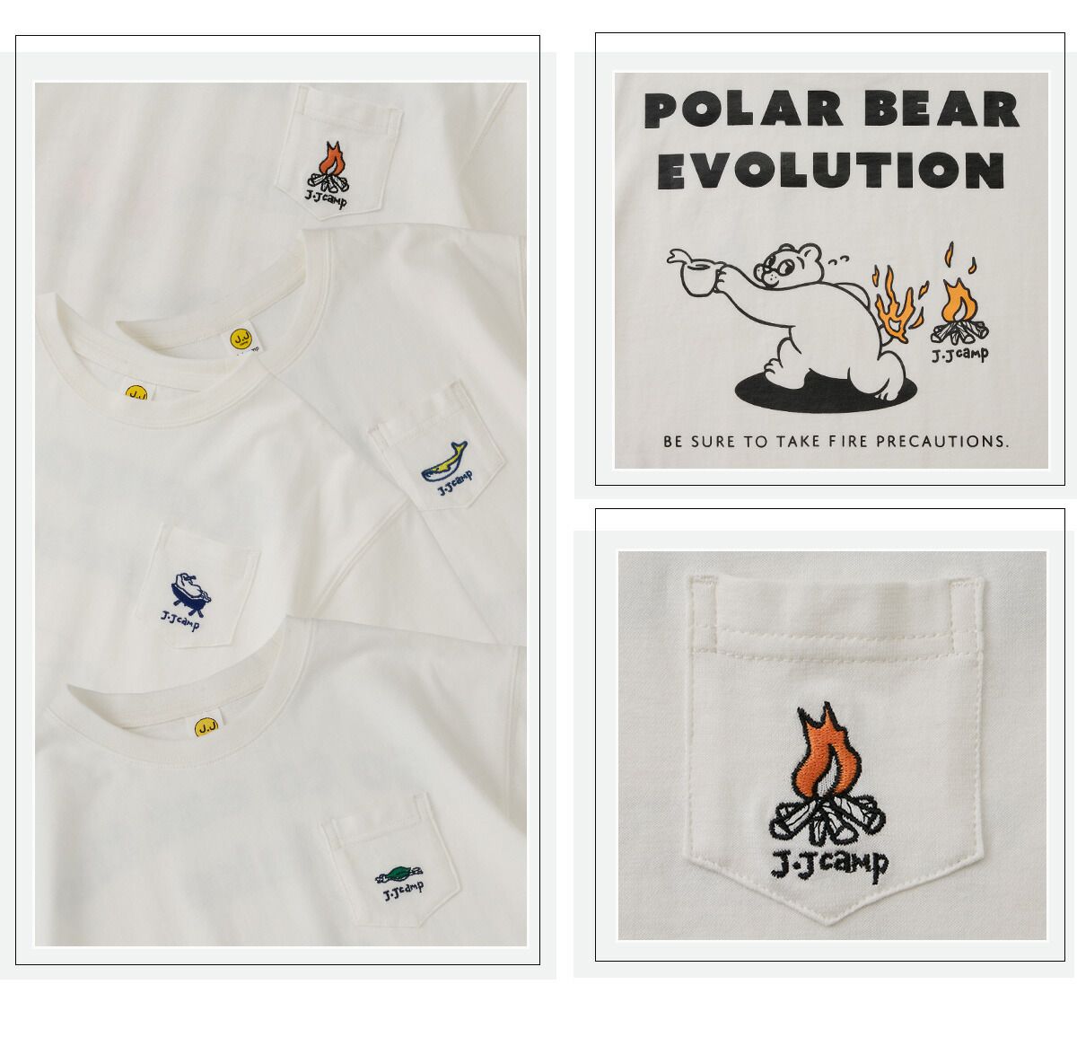 日本服飾代購 - 防蚊加工 美式印花短袖上衣-鵜鶘抓魚-珊瑚橘