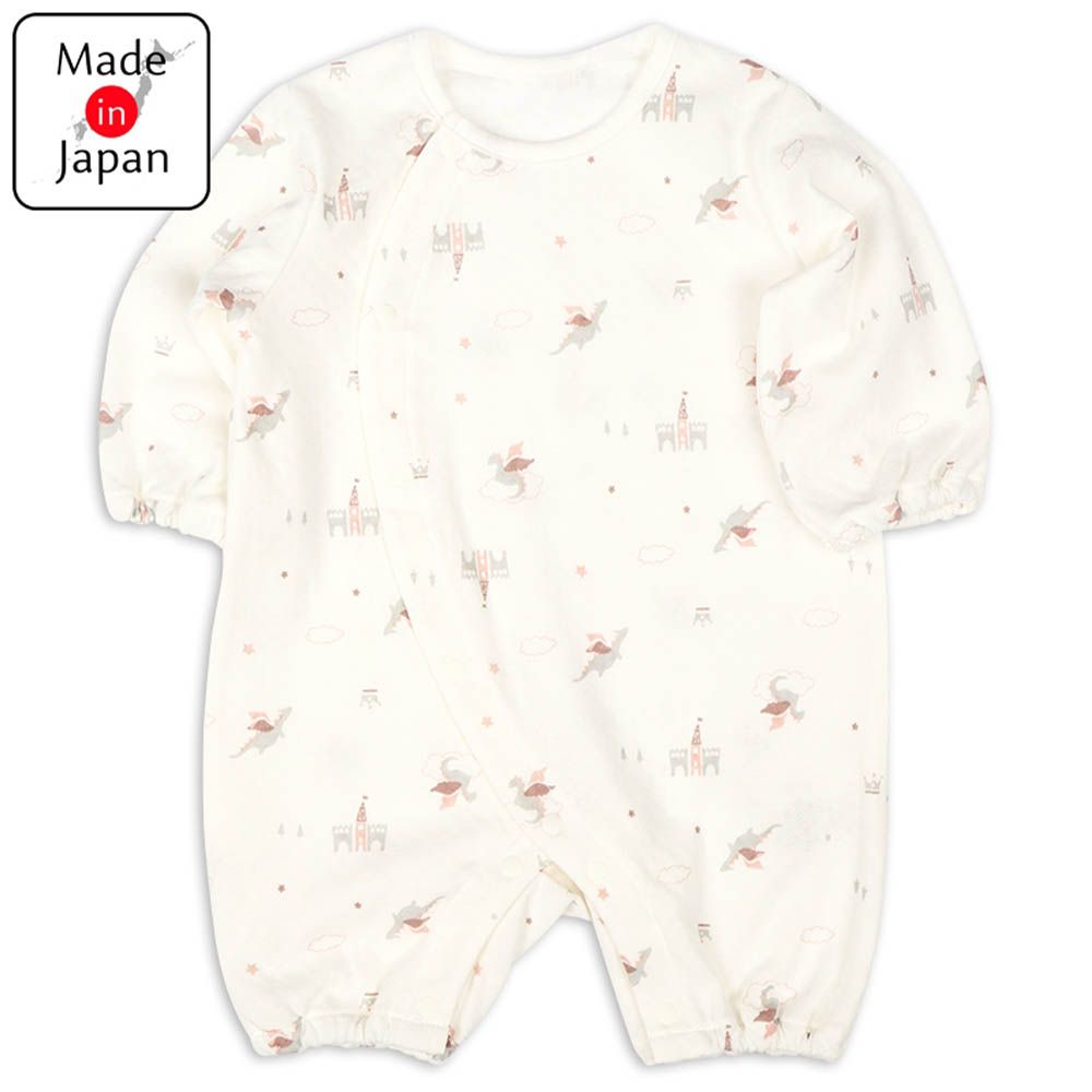 幼兒連身衣-龍-軍綠色