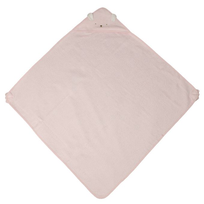akachan honpo - 蓬鬆包巾-粉紅色 (80×80cm)