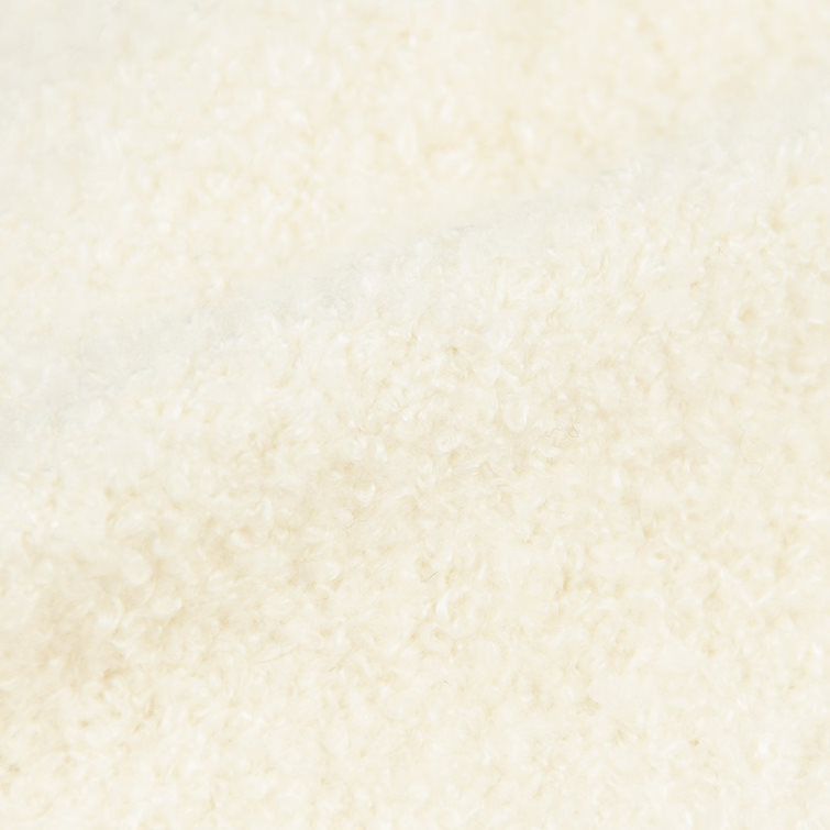 akachan honpo - 針織帽 柔軟、毛茸茸-小熊-米白色 (42~46cm)