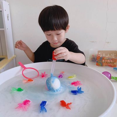 玩玩 Play - 獨家組_慶典金魚組(迷你魚)+七色滴管組+三色入浴錠體驗瓶 (組合)