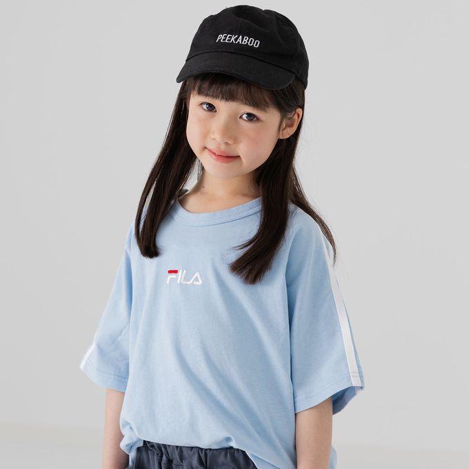 日本 Chil2 - FILA聯名 休閒短袖上衣-刺繡小logo-白