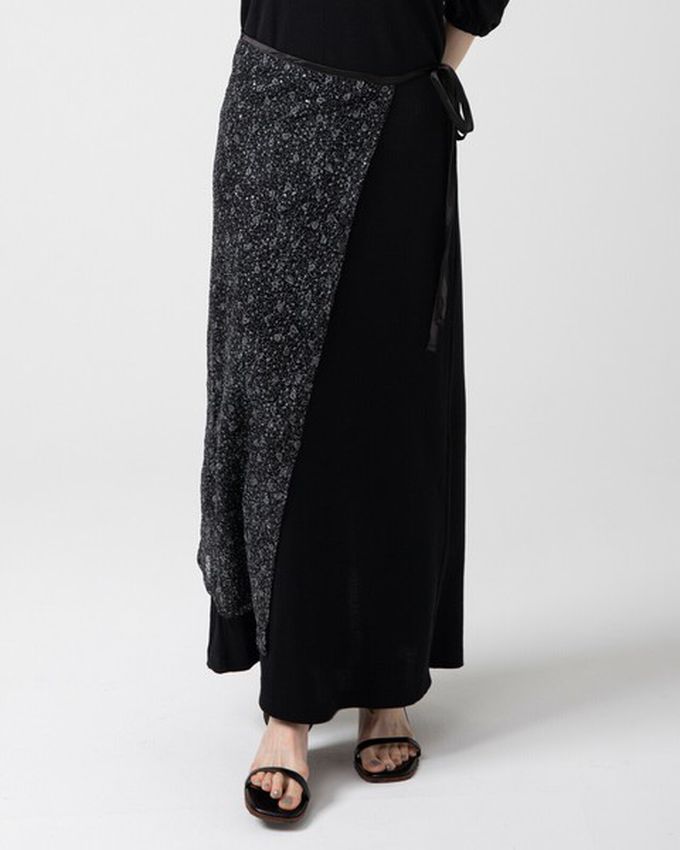 日本 gleam - [疊穿高手]閃亮光澤薄紗半片裙-銀