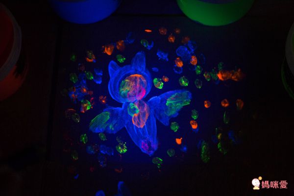 英國Brian Clegg - 好洗無毒手指顏料-6色(螢光色)