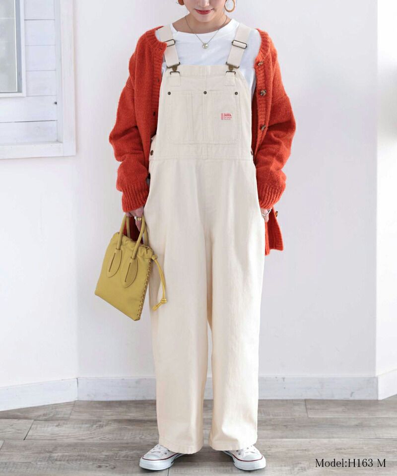 日本 Classical Elf - 美式經典百搭吊帶褲-卡其