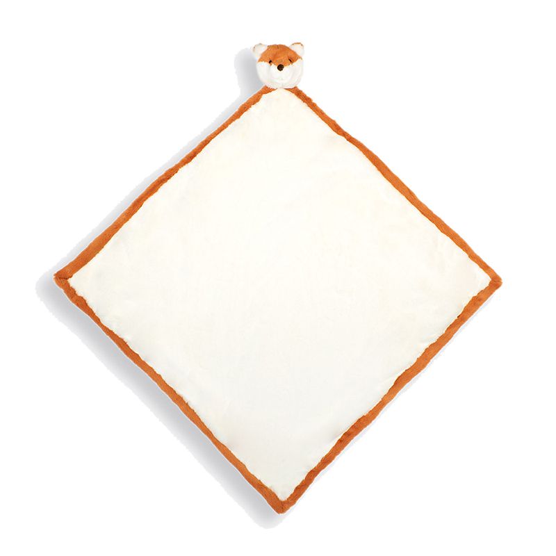 英國 JoJo Maman BeBe - 多功能小薄被/蓋毯/安撫毯-小狐狸