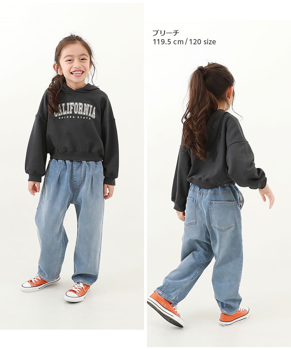 日本 devirock - RAKU DENIM 舒適丹寧褲-寬版廓形-刷白