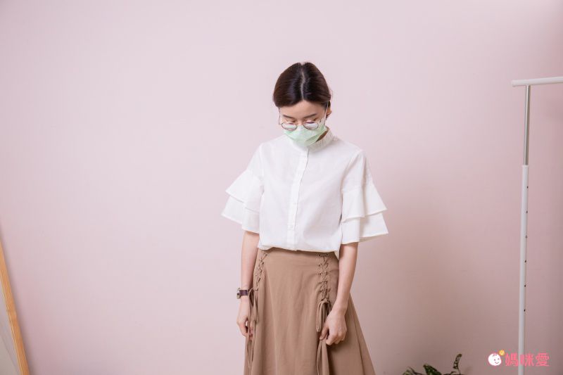 日本 Riche Glamour - 不規則剪裁長裙-褐