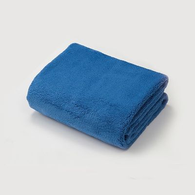 日本 CB JAPAN - 泡泡糖 超柔系列超細纖維3倍吸水毛巾-典雅藍 (W800 X H300mm)