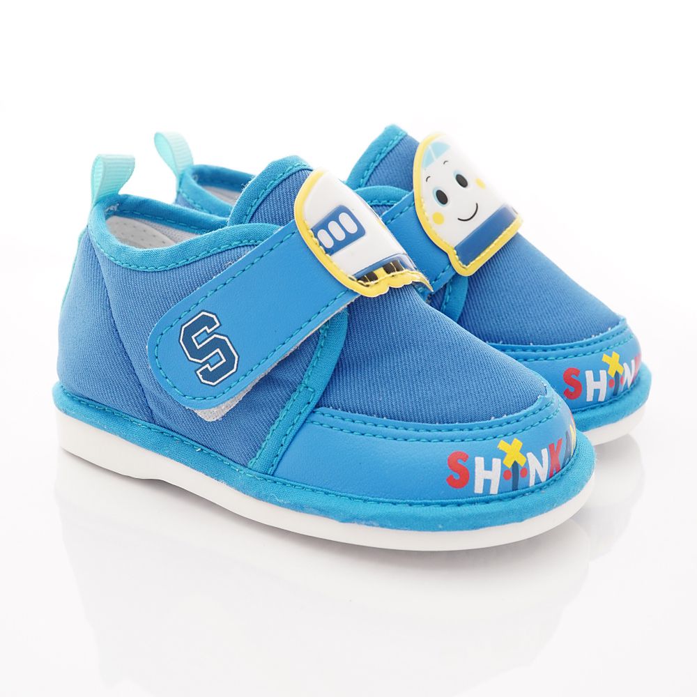 新幹線 - Q軟嗶嗶學步鞋款(寶寶段)-藍