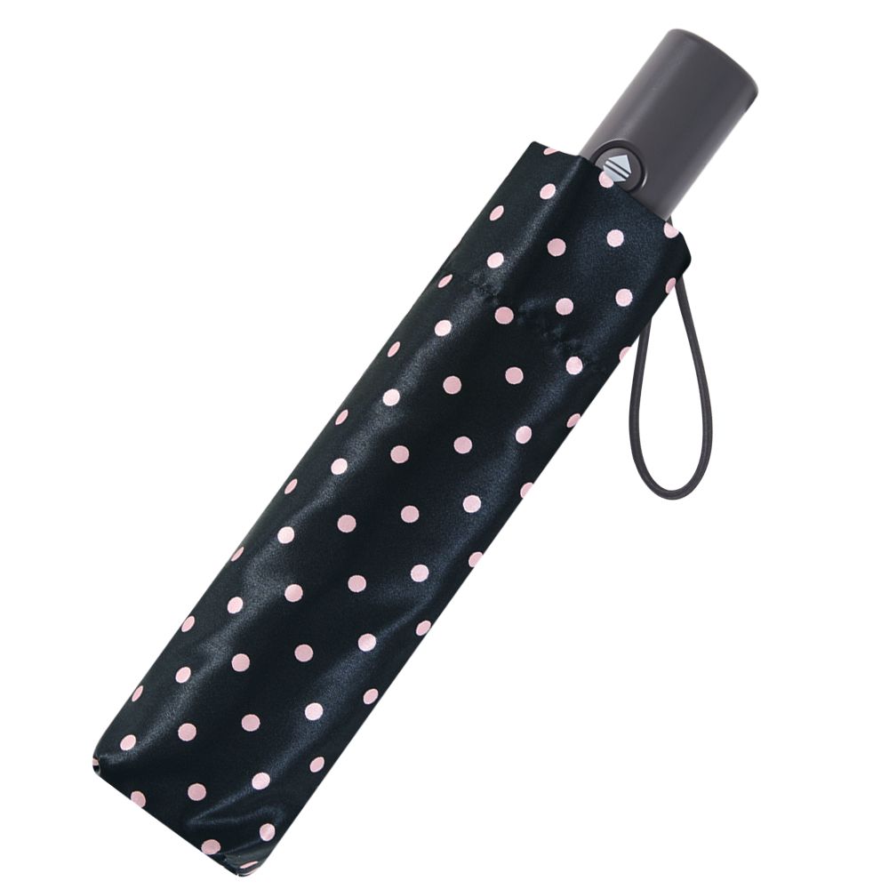 抗UV個人加大自動傘-粉紅點點-390g