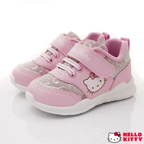 HELLO KITTY-台灣製亮粉休閒運動款-723210粉(小童段)-運動鞋-粉