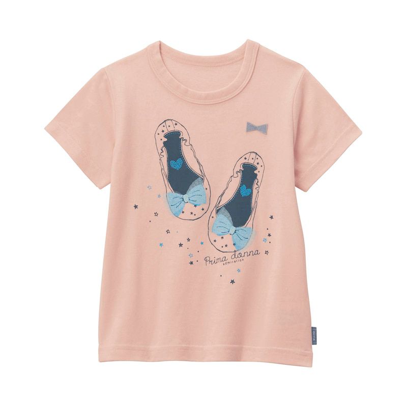 日本千趣會 - GITA 純棉印花短袖上衣-冰淇淋-淺綠