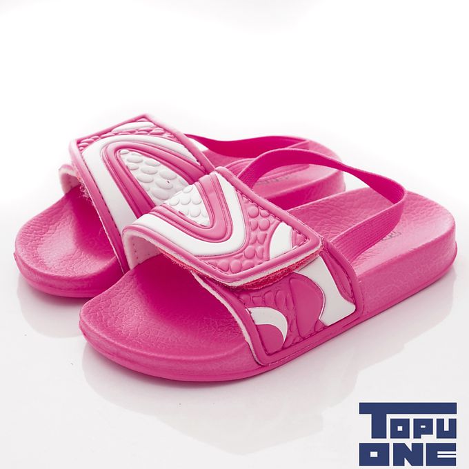 TOPUONE - TOPUONE黏貼拖鞋(袋裝)518217(中小童段)-拖鞋-桃紅