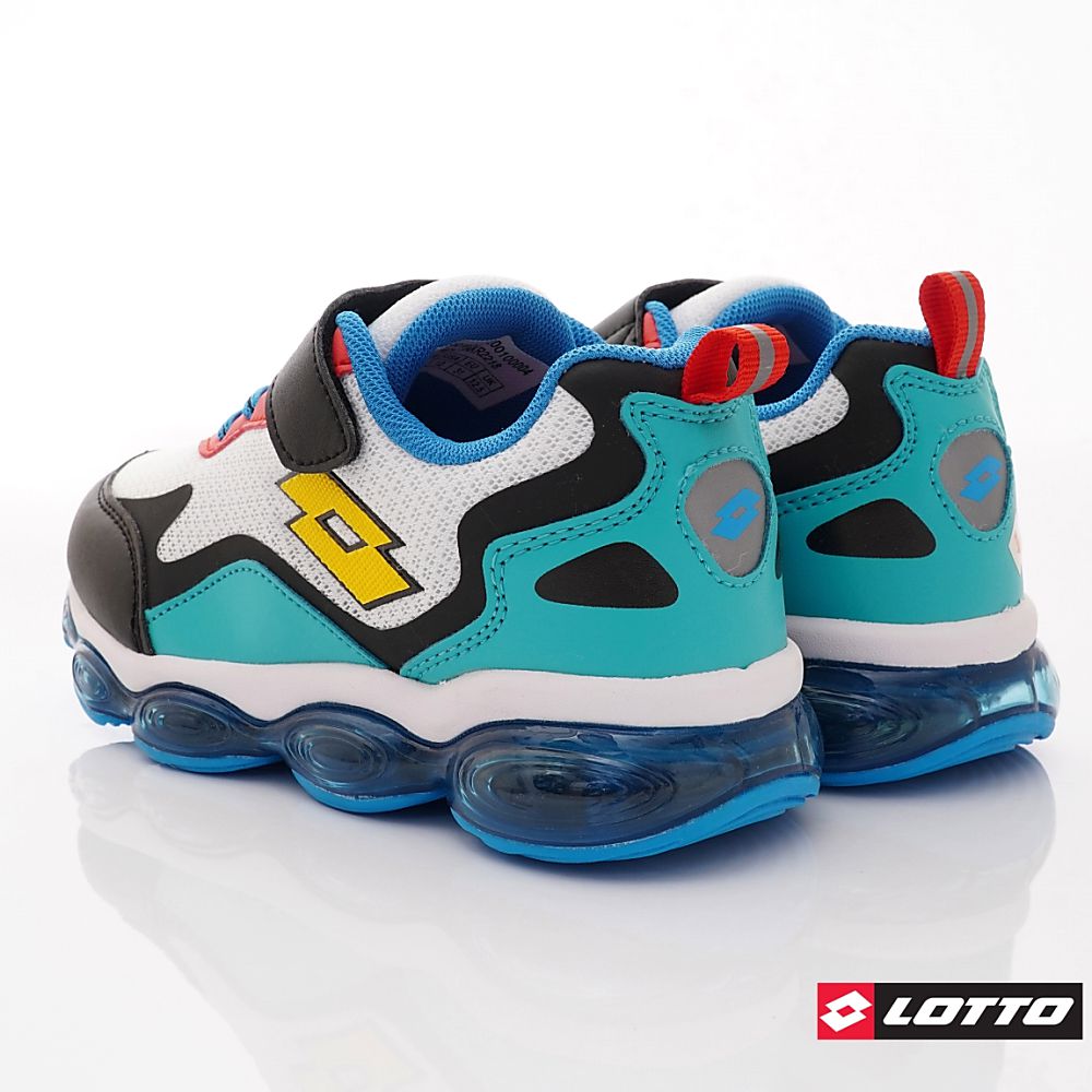 LOTTO樂得 - 樂得-氣墊避震跑鞋款-(中大童段)-運動鞋-白黑綠