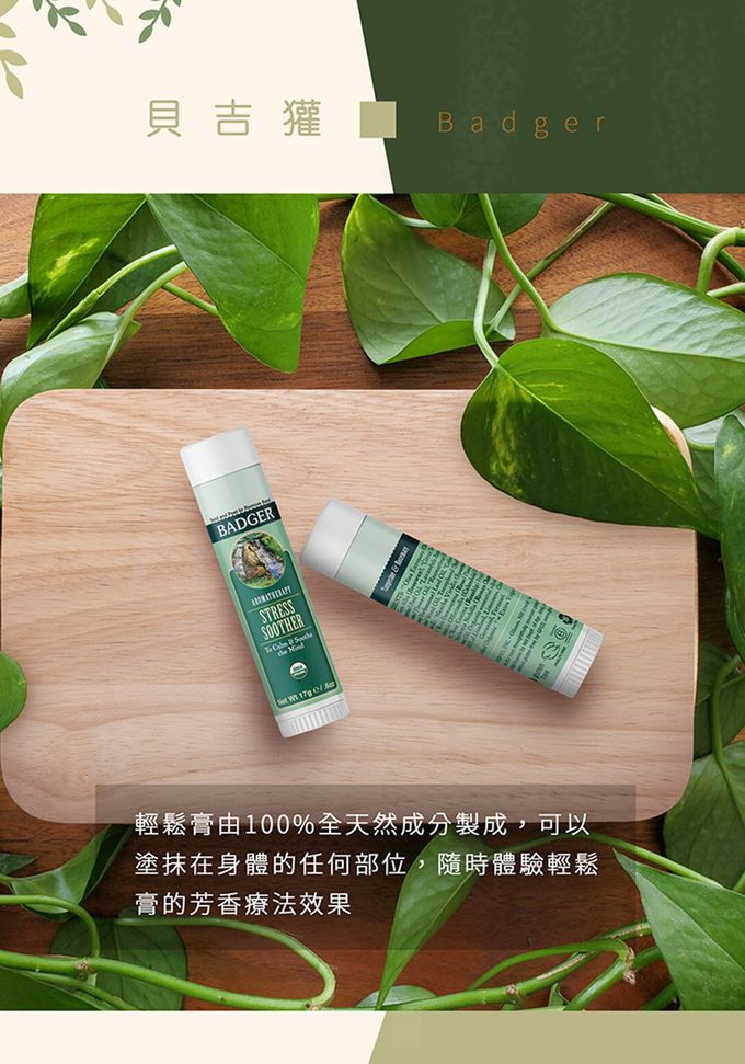 美國 Badger 貝吉獾 - 輕鬆膏