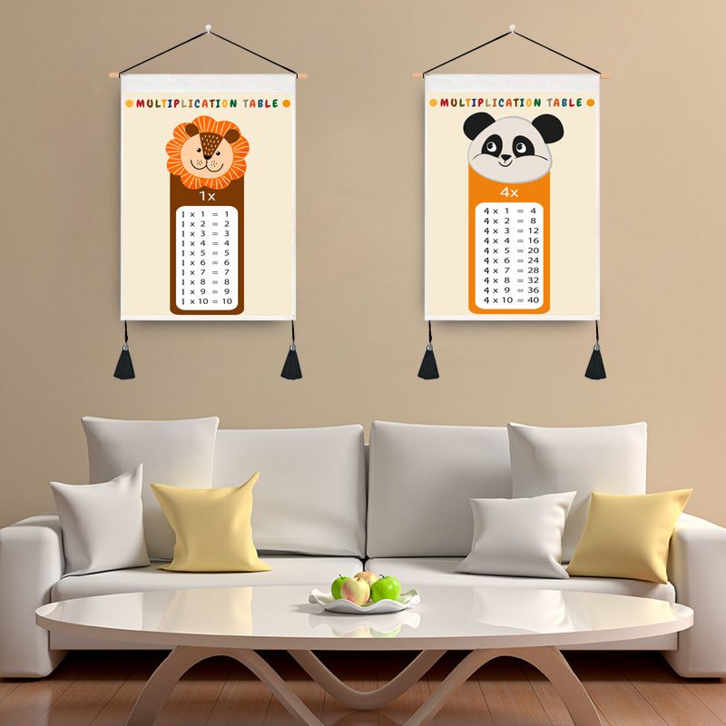九九乘法掛畫-1~10倍數表 (35x50cm)