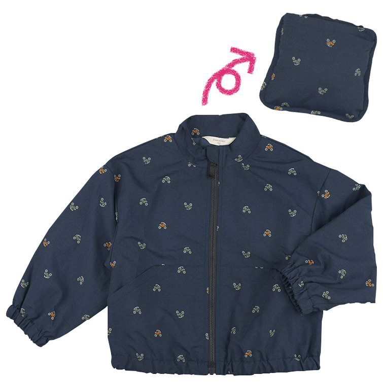 akachan honpo - 防潑水夾克-深藍色