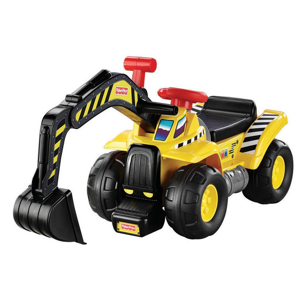 美國Fisher-Price 費雪 - 費雪牌工程車-挖土機