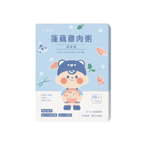 Hibebe - 寶寶粥 蓮藕雞肉粥 4入/盒-150g*4/盒