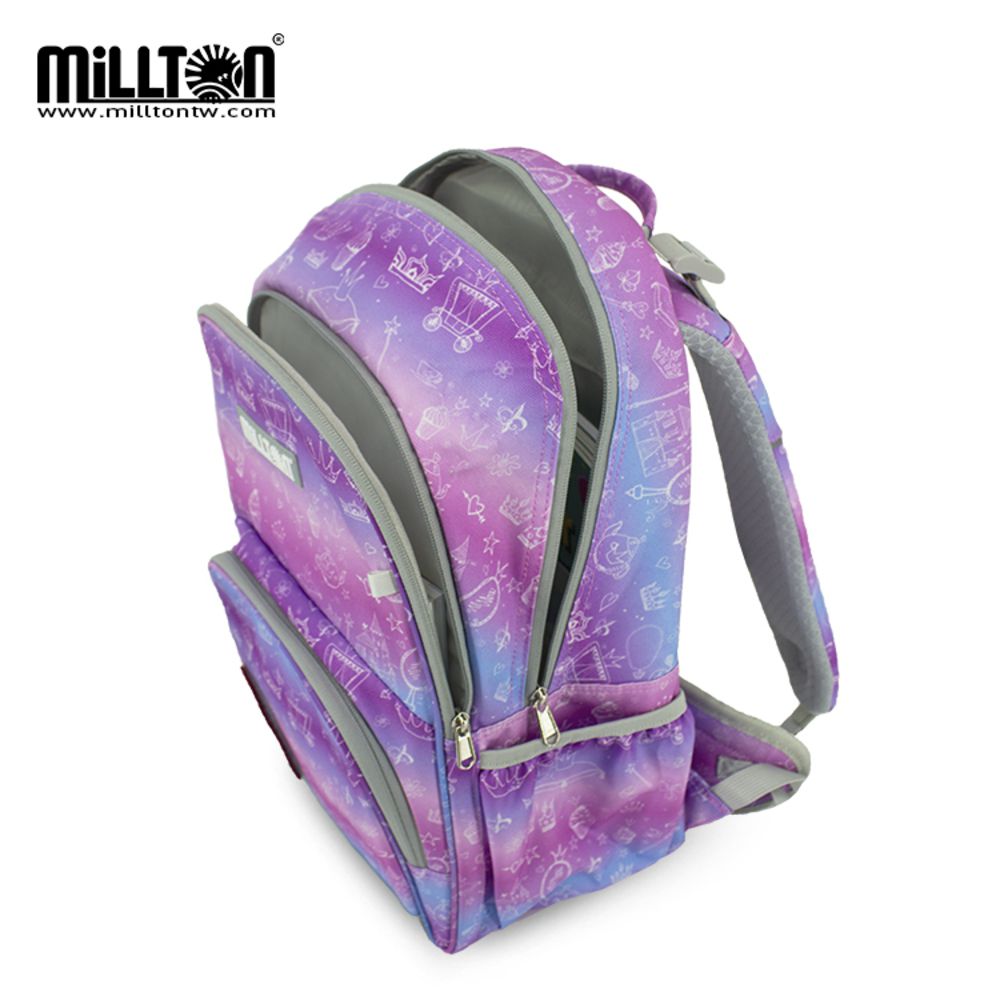 軍規雙軸護脊書包｜粉紫奇幻Fantasy Dreams｜20L 700g