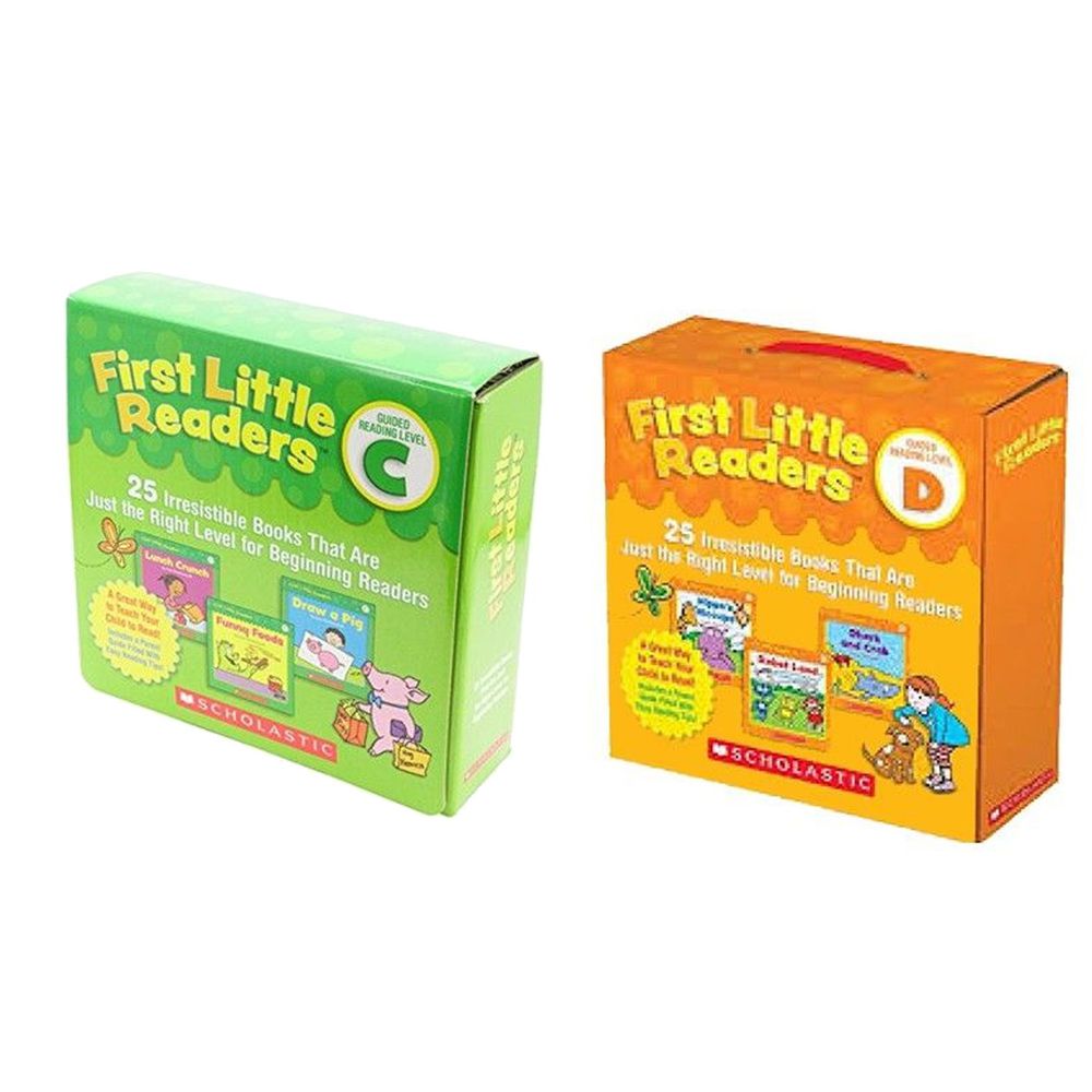 Scholastic - 【超值購】我的第一套小小閱讀文庫First Little Readers Level C+D-2盒組