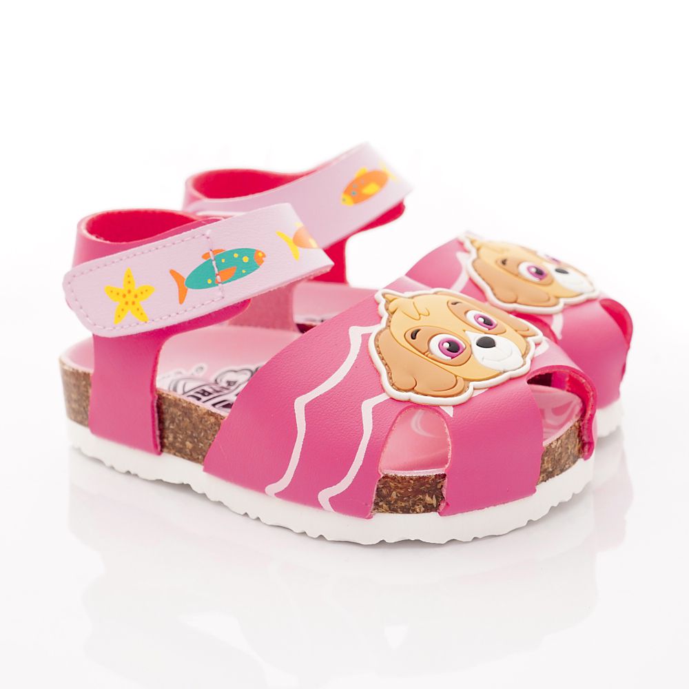 汪汪隊立大功 - 護趾涼鞋(中小童段)-桃紅