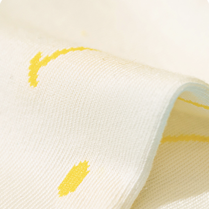 love, charlotte - Smiley 笑臉聯名款短筒棉襪 (XXL (腳長22~24cm))-5 雙一組