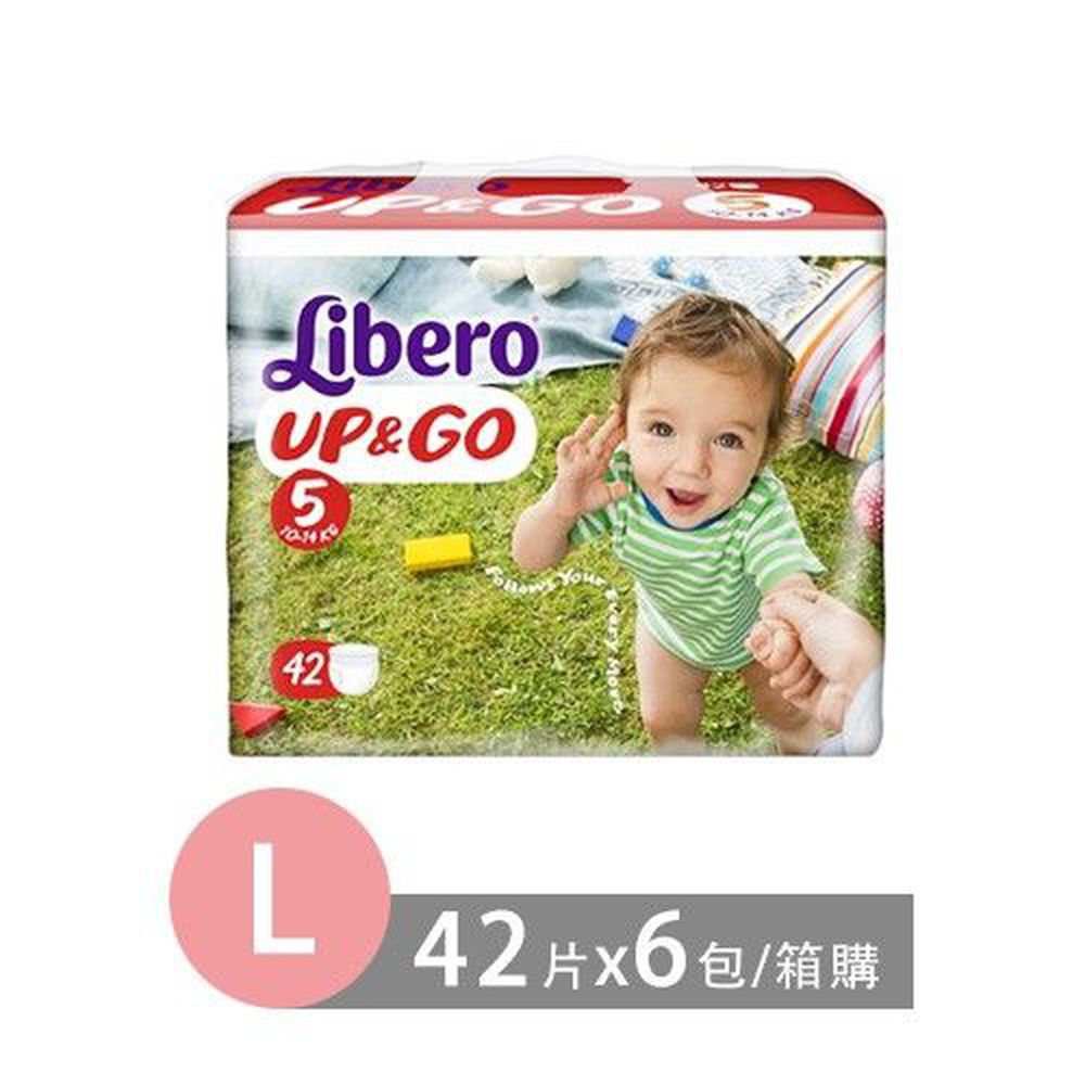 麗貝樂 Libero - 敢動褲-5號 (L [10~14kg])-42片x6包/箱