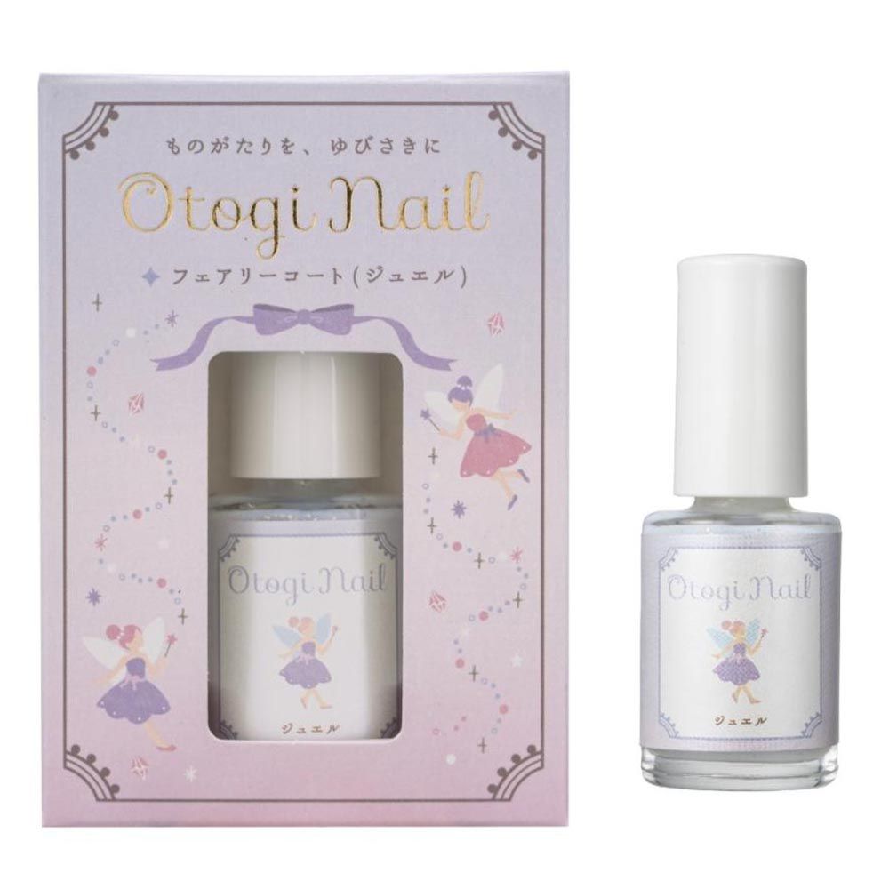 日本 Otogi Nail - 日本製 水洗可卸安全兒童指甲油-優雅精靈-銀河珠寶-小盒裝(6mlx1支)