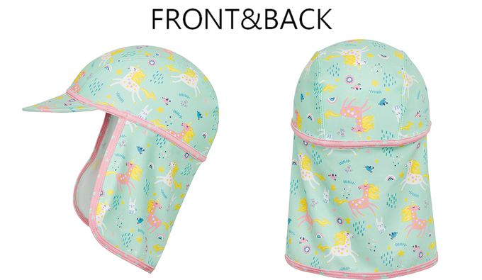 德國Playshoes - 抗UV防曬水陸兩用遮頸帽-獨角獸