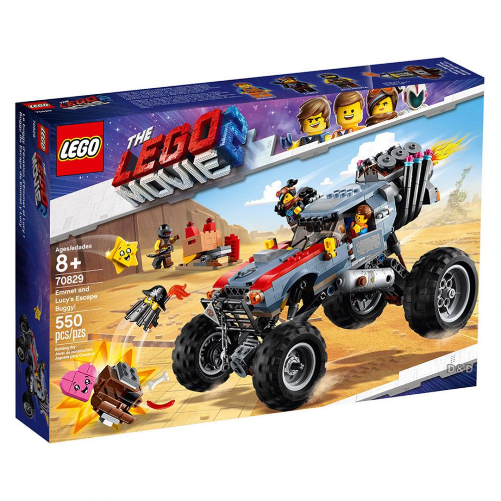 樂高 LEGO Movie 樂高玩電影系列 - Emmet and Lucy’s Escape Buggy! 70829-550pcs