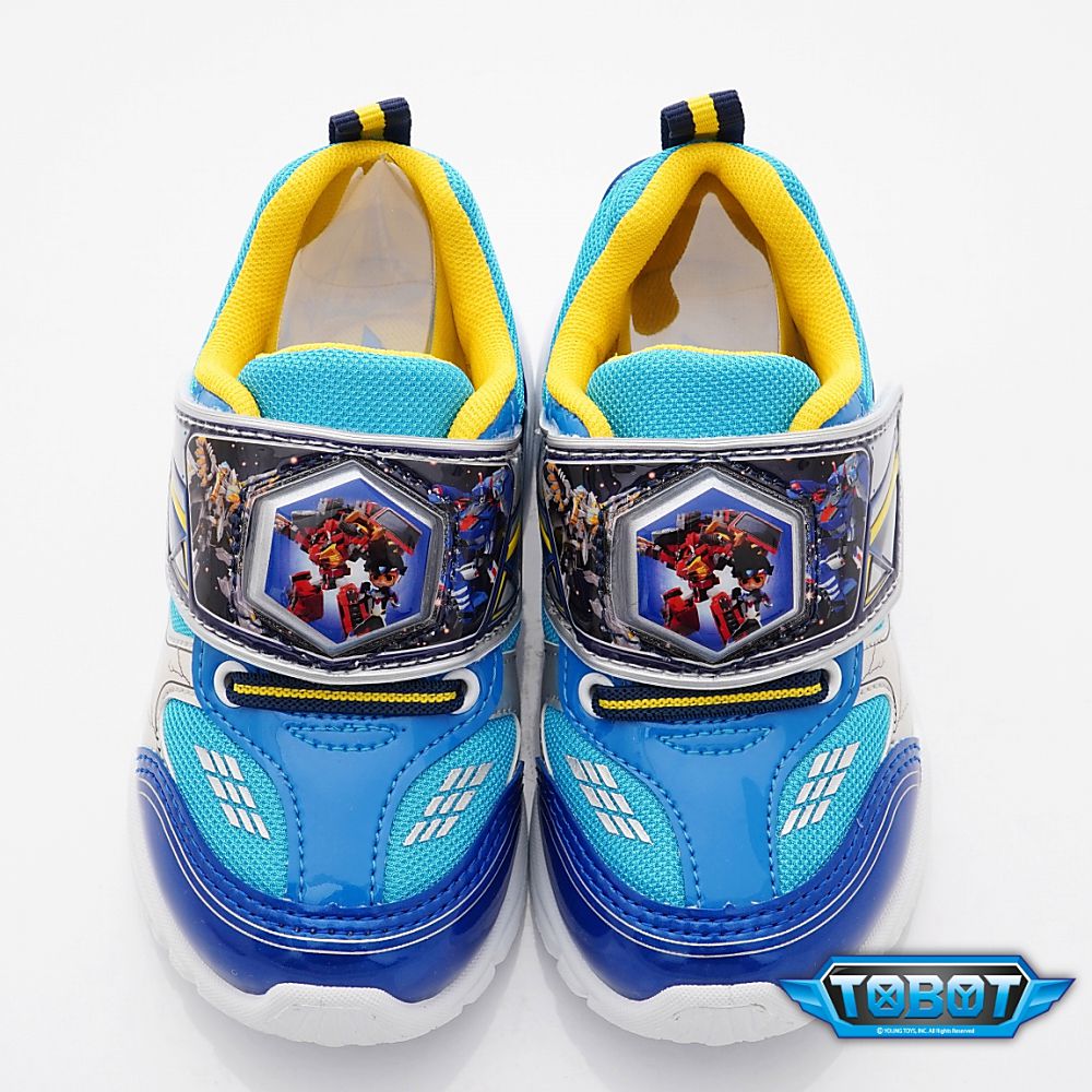機器戰士TOBOT - 台灣製機器戰士電燈鞋款(中小童段)-運動鞋-藍