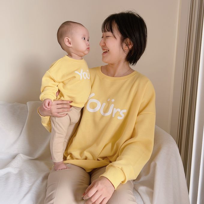 YOUrs - 親子品牌大學T-小童上衣