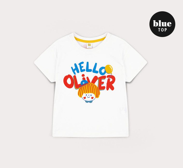 韓國 HEJMINI - 黃毛女孩格子套裝-橘