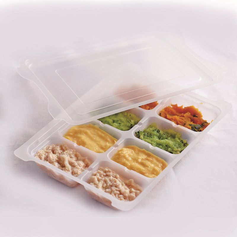 akachan honpo - 離乳食品冷凍保存盒 (M號)-25mlｘ8格