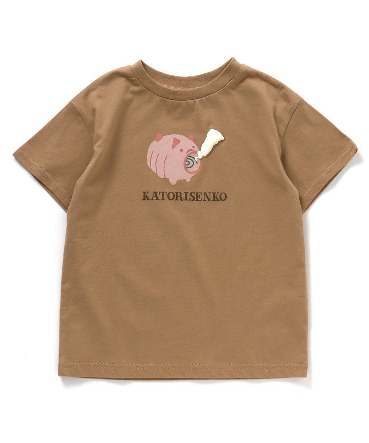 日本 BREEZE - 暑假來了立體印花短袖上衣-甲蟲-撞色袖黃