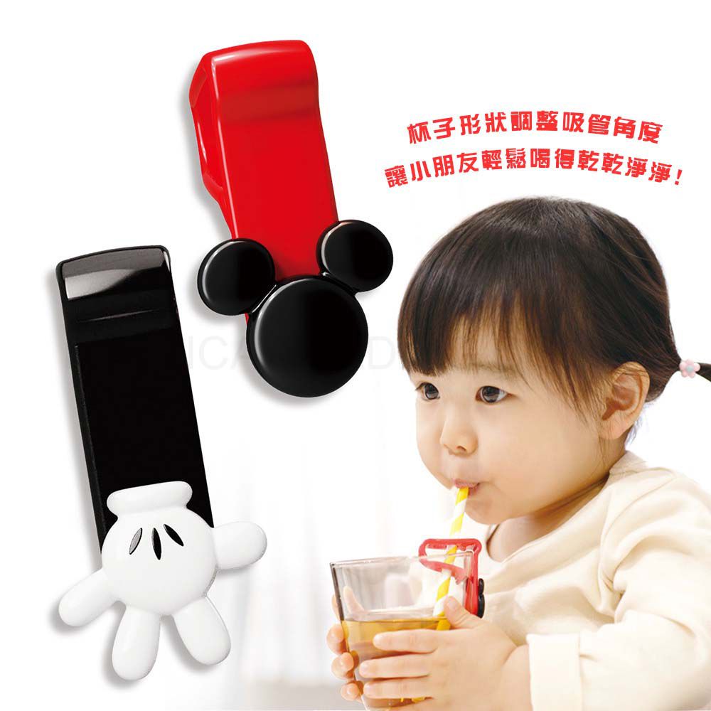 日本 EDISON mama - 吸管固定架(米奇紅)