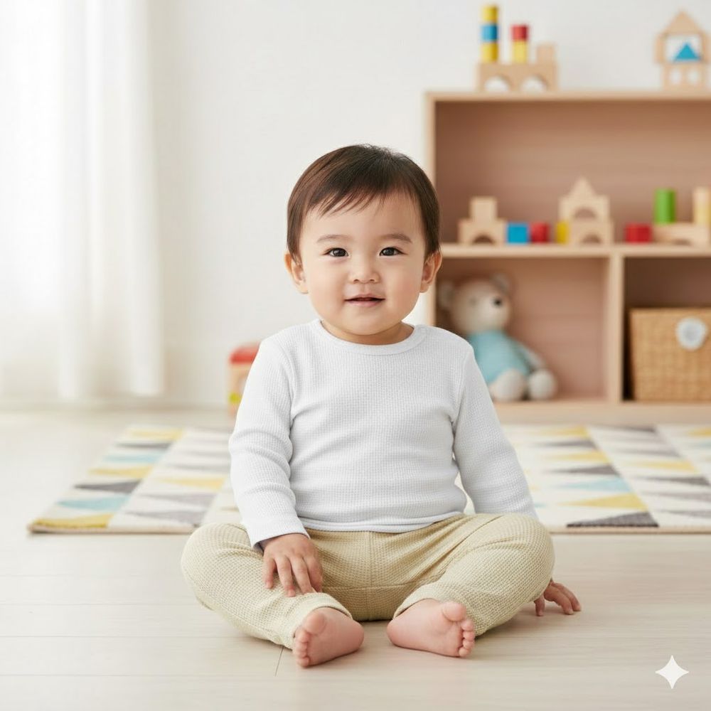 經典造型屁屁褲-華夫格-綠色