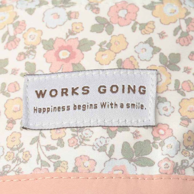 akachan honpo - 防潑水漁夫帽-滿版印花-粉紅色