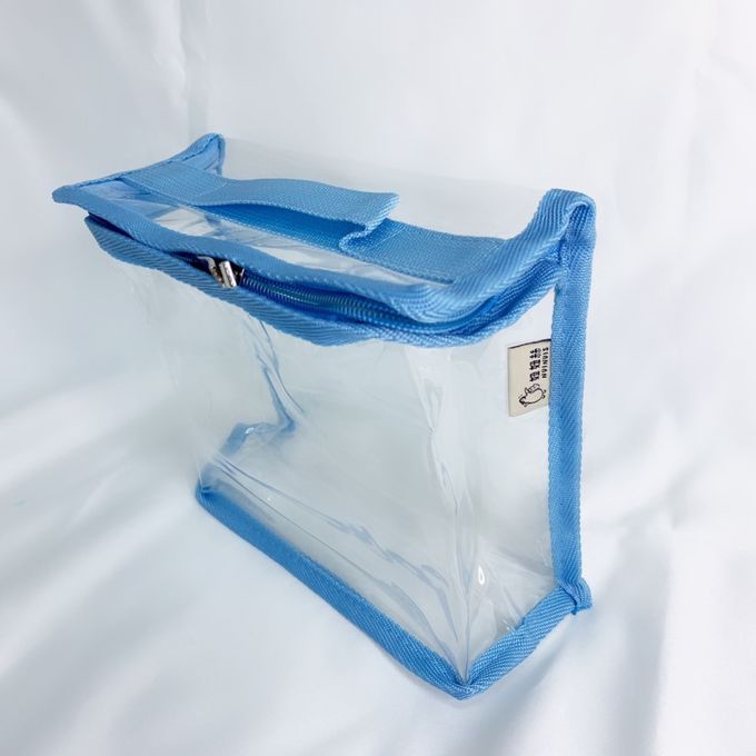 妞妞絲 - 透明收納袋-莫蘭迪藍 (XXS)