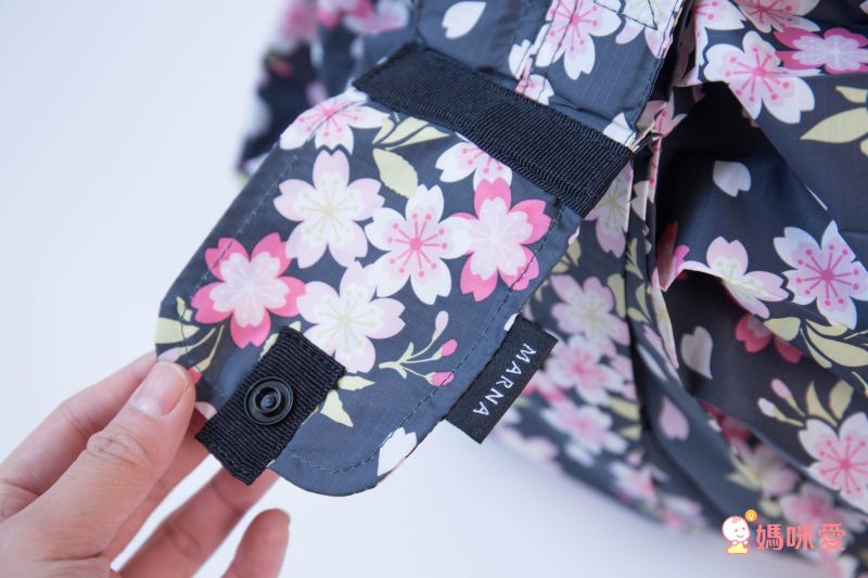 日本 MARNA - Shupatto 秒收摺疊購物袋-和風特別款-櫻花 (M(30x35cm))-耐重5kg / 14.5L