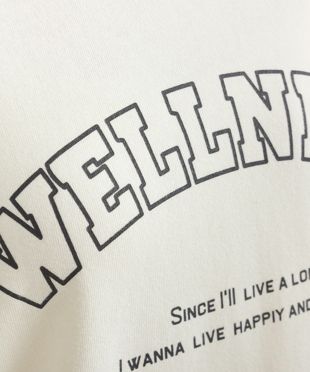 日本女裝代購 - 100%美國棉印花長版長袖上衣-淺灰