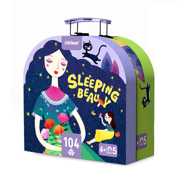 MiDeer - 手提盒拼圖-睡美人(104片)