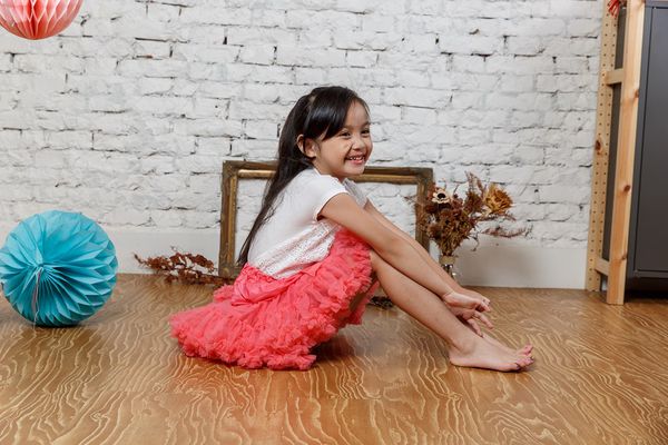 日安朵朵 - 女嬰童雪紡蓬蓬裙-薔薇公主