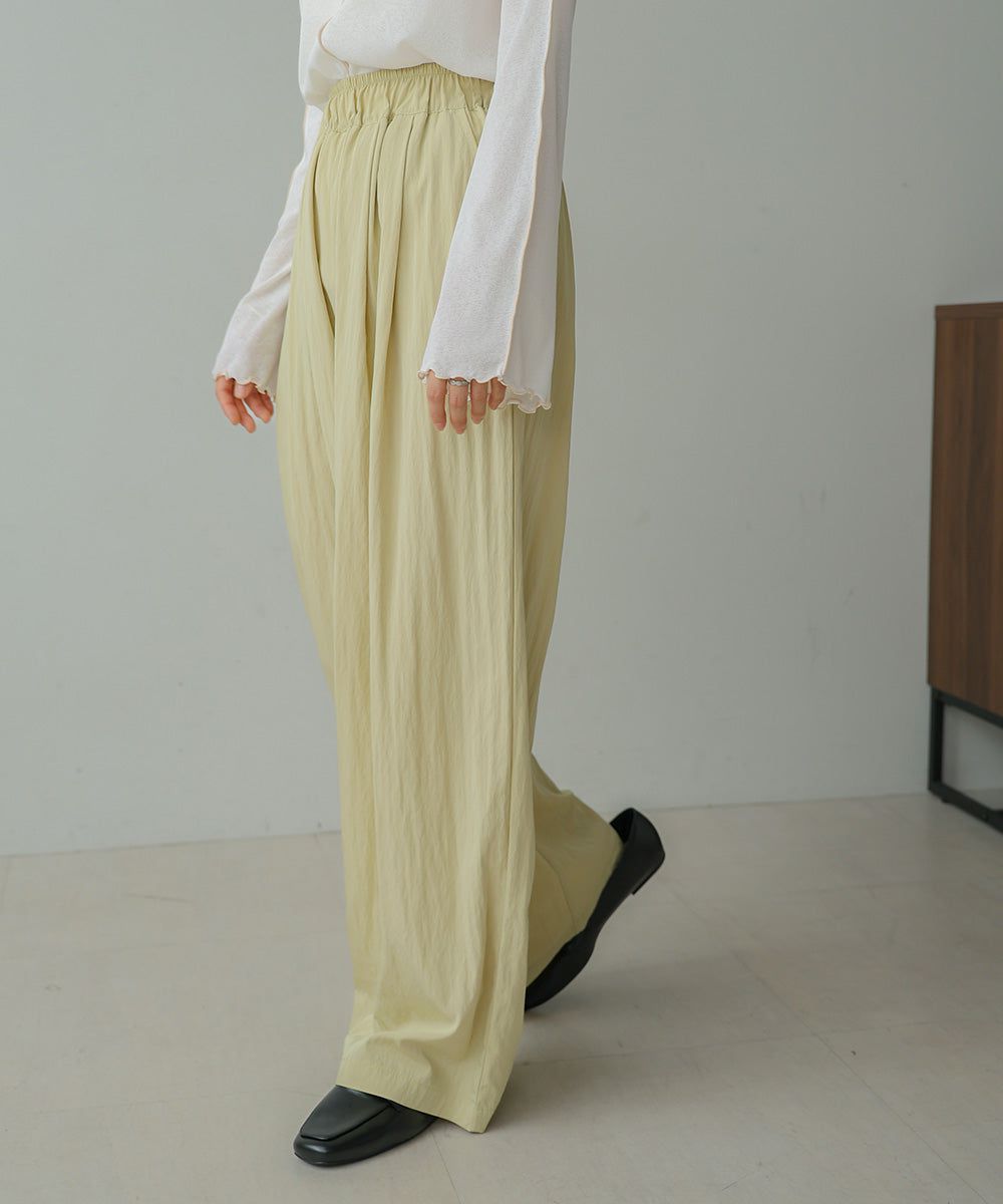 日本 Bab - 時尚美型垂墜感長褲-米杏