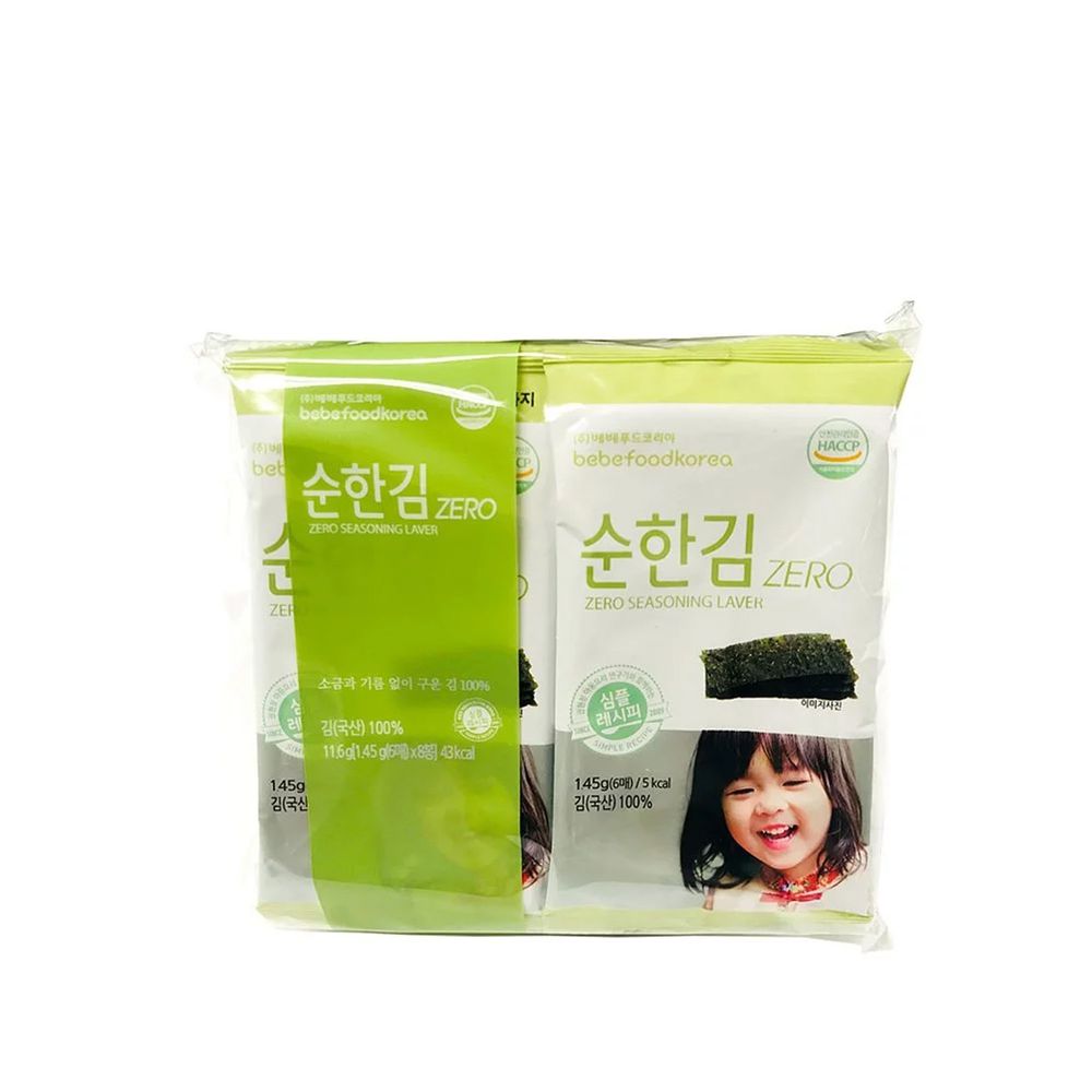 韓國bebefood寶寶福德 - 無鹽海苔1入組