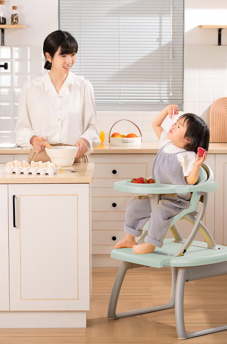 英國 JOLLY - 多功能兒童餐桌椅-綠